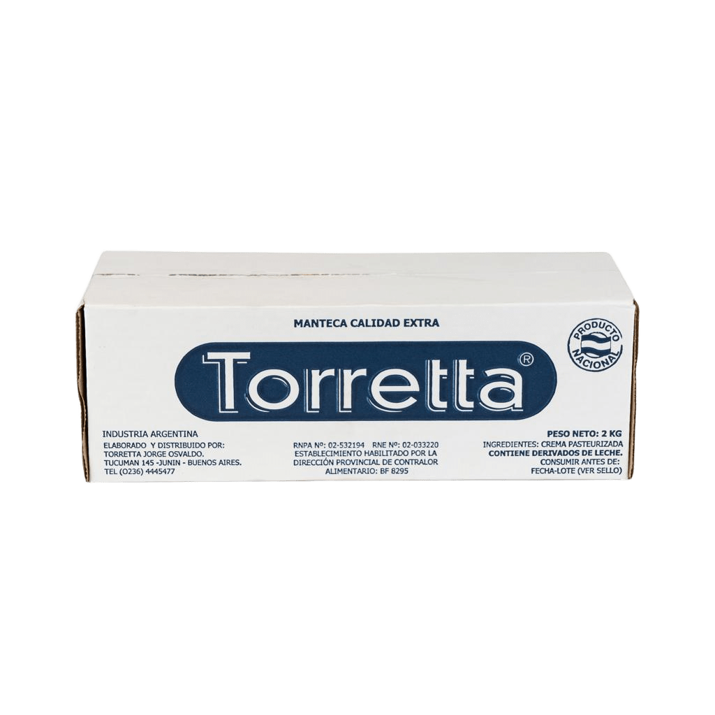 manteca torretta 2kg